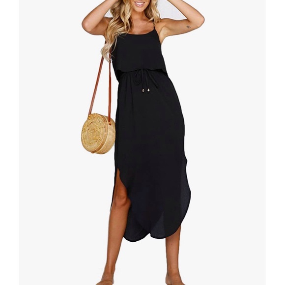 NWT Black Midi Dress - Picture 2 of 14